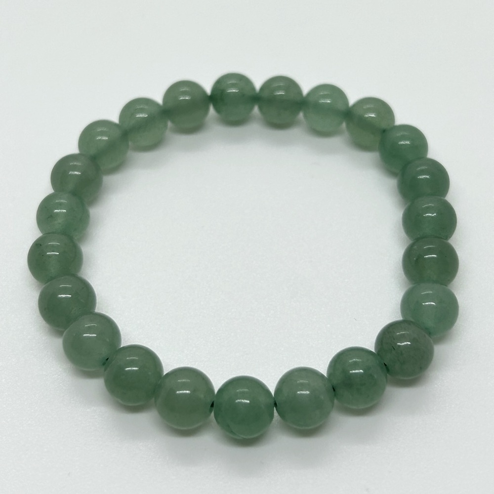 Natural Aventurine 8mm Healing Stretch Bracelet - Picture 5 of 5